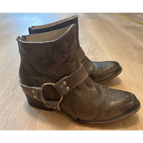 Freebird by Steven Women's Santiago Harness Boots Size 7 Stone - Picture 3 of 8